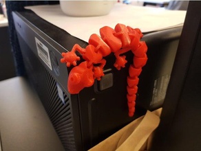 articulated lizard internal magnets 3d print model - Mito3D