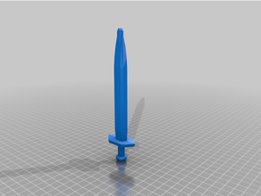 épée pen stylet simple l'épée 3d print model - Mito3D