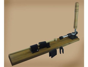 pen press set kit turning woodturning woodwork 3d print model - Mito3D