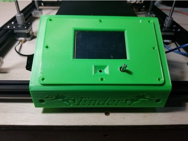 ender 5 intercambiabili display monte creality ender5 ender5plus lcd 3D print model - Mito3D