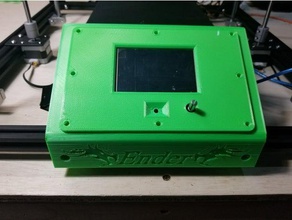 ender 5 intercambiabili display monte creality ender5 ender5plus lcd 3d print model - Mito3D