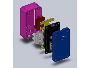 nodemcu v3 lolin caso mini alimentatore 3d print model - Mito3D