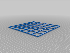 qwirkle 6x6 1x2 grids 3d print model - Mito3D