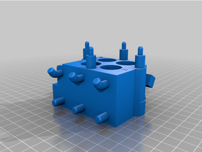square deal tool stand pegboard dilion dillon 3d print model - Mito3D