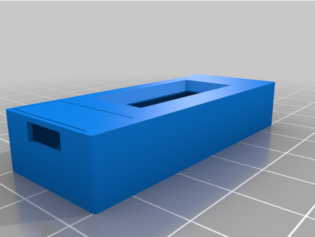 esp8266 oled case button 3D print model - Mito3D