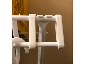 rubbermaid wire shelf hanger 3d print model - Mito3D