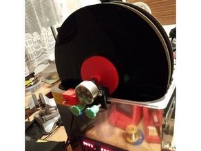 disque vinyle nettoyant schallplatten waschmaschine nettoyage hifi phono lecteur disques 3d print model - Mito3D