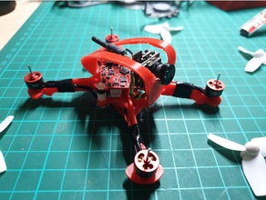 exorcist racing quadcopter frame mini x549 3d print model - Mito3D