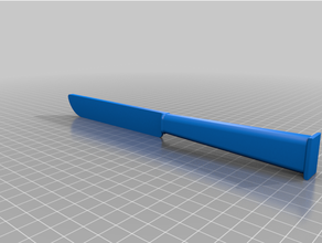table knife 3d print model - Mito3D