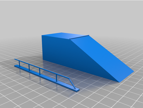 tech deck Rampe 3d print model - Mito3D