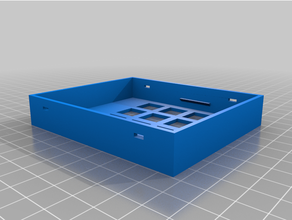 robotdyn 4x4 teclado caso snap fit recinto alojamiento snapfit 3d print model - Mito3D