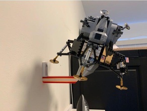 lego lunar lander Wand montieren Mond Rakete Raum Wandmontage 3d print model - Mito3D