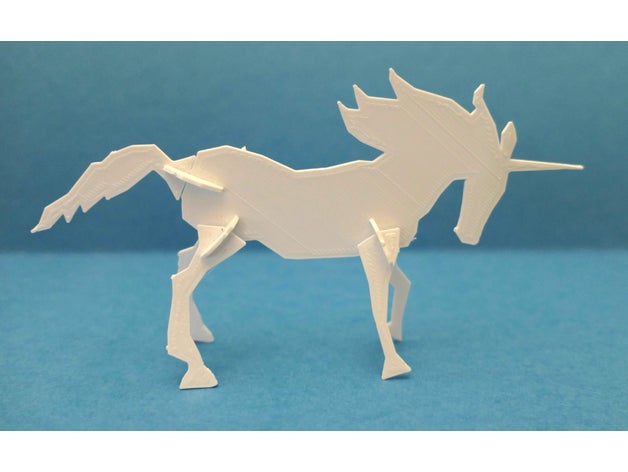 unicornio 2d kit 3D print model - Mito3D