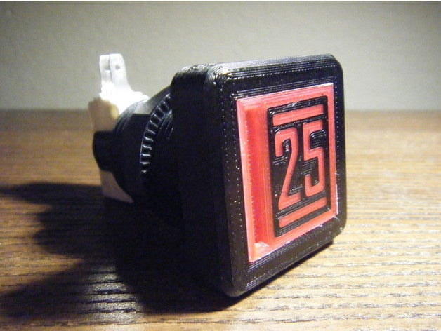 para düğmesi suzo happ uyumlu arcade butonuna basın kabine düğme coindoor buton retropie 3D print model - Mito3D