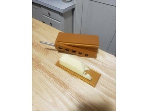 manteiga prato recipiente cozinha kitchenaid ferramenta amendoim 3d print model - Mito3D