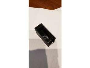 9v battery storage case holder 3d print model - Mito3D