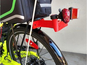 catrike dumont placa licença lanterna traseira extensão bicicleta monte reclinada triciclo trike 3d print model - Mito3D