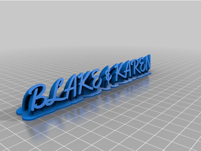 blake & karen 3d print model - Mito3D