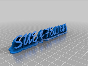 sue & felicia customized 3d print model - Mito3D