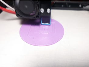twitch logo coaster 3d print model - Mito3D