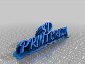impresión 3d locura personalizado 3d print model - Mito3D