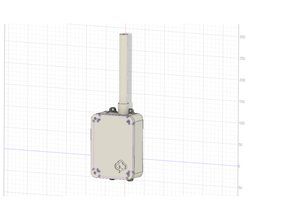outdoor Gehäuse rpi4 basierte fr24 flightradar sdr Empfänger 3d print model - Mito3D