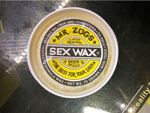 zogs sex wax container customized hockey stick surfwax 3d print model - Mito3D