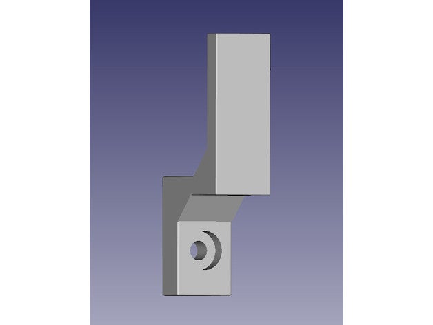 anycubic chiron x-axis cable chain guide 3D print model - Mito3D