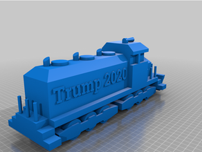 trump trem 2020 3d print model - Mito3D