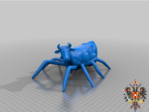 spider leite vaca gen technik frei 3d print model - Mito3D