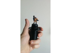 liberación rápida mini pintura manejar molestar dungeons dragons miniatura modelo titular warhammer 3d print model - Mito3D
