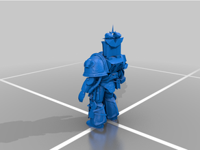 plata guardián biblioteca guy thingiview actualizado wargaming 3d print model - Mito3D