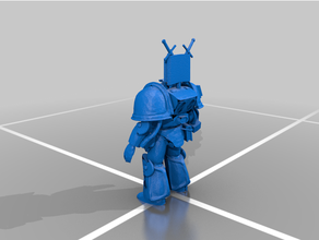 Gümüş guardian ağır boi1 görünüm updated thingiview wargaming 3d print model - Mito3D