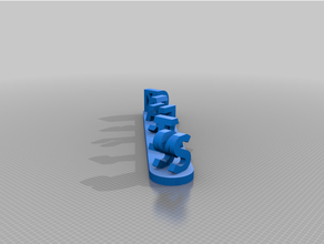 3d ambigram özelleştirilmiş 3d print model - Mito3D