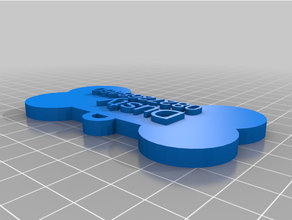 polverosi dogtag misura 3d print model - Mito3D