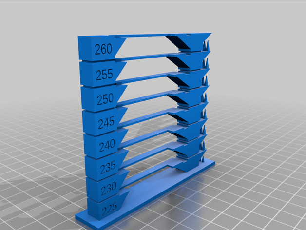 petg temp torre misura 3D print model - Mito3D