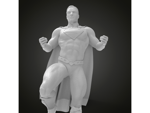 superman pose stand 3dprintable 3dprinted for3dprint 3d print model - Mito3D