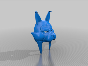 lynx maschera 3d print model - Mito3D
