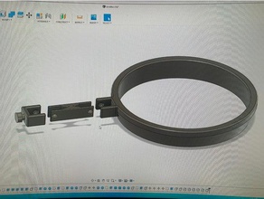 aquarium chargeur anneau 3d print model - Mito3D