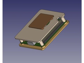 contenitore raspberry pi a+ caixa recipiente scatola suporte supporto 3d print model - Mito3D