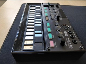 teclado escudo máscara korg volca fm sintetizador 3d print model - Mito3D