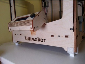 ultimaker foot leg vibration dampener legs noise reduction screws supports printer original 3d print model - Mito3D