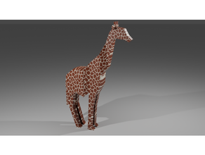 poly giraffe 3d print model - Mito3D