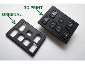 land rover discovery 2 window switch cover 3d print model - Mito3D