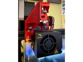 dual gear extruder direct mount bl touch 3d print model - Mito3D