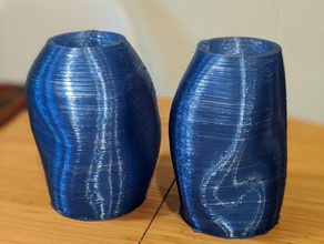 bottiglie acqua vasi gbx animale domestico riciclaggio vaso 3d print model - Mito3D