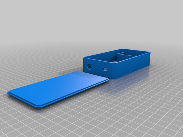 dso caso guscio 2x 800ma lipo akku 3D print model - Mito3D