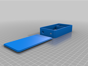 dso shell case 2x 800ma lipo akku 3d print model - Mito3D
