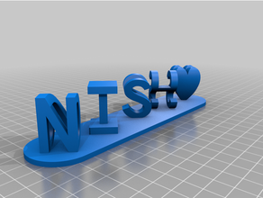 nisha red bz 3d print model - Mito3D