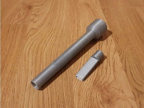 ultra long slim vaccum cleaner nozzle extendable vacuum 3d print model - Mito3D